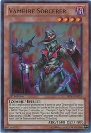 Vampire Sorcerer (SHSP-EN029) - Shadow Specters 1st Edition Shadow Specters Yugioh Single  Squirtle Squad Card Shop.