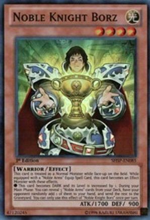 Noble Knight Borz (SHSP-EN085) - Shadow Specters 1st Edition Shadow Specters Yugioh Single  Squirtle Squad Card Shop.