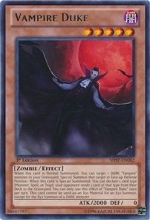 Vampire Duke (SHSP-EN082) - Shadow Specters Unlimited Shadow Specters Yugioh Single  Squirtle Squad Card Shop.