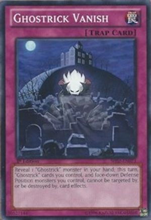 Ghostrick Vanish (SHSP-EN073) - Shadow Specters Unlimited Shadow Specters Yugioh Single  Squirtle Squad Card Shop.