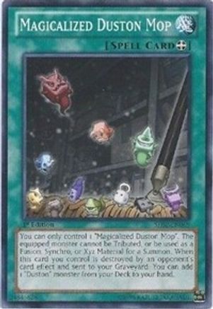 Magicalized Duston Mop (SHSP-EN069) - Shadow Specters Unlimited Shadow Specters Yugioh Single  Squirtle Squad Card Shop.