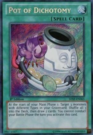 Pot of Dichotomy (SHSP-EN065) - Shadow Specters Unlimited Shadow Specters Yugioh Single  Squirtle Squad Card Shop.