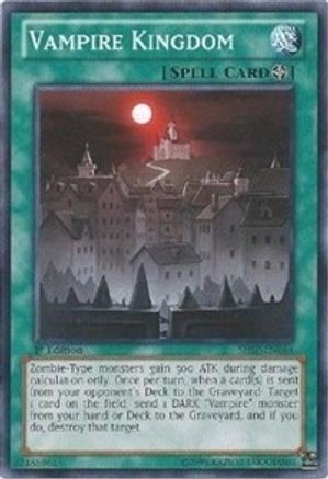 Vampire Kingdom (SHSP-EN064) - Shadow Specters 1st Edition Shadow Specters Yugioh Single  Squirtle Squad Card Shop.