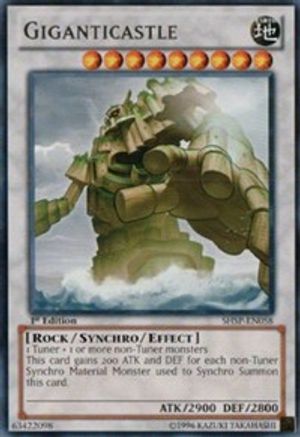 Giganticastle (SHSP-EN058) - Shadow Specters Unlimited Shadow Specters Yugioh Single  Squirtle Squad Card Shop.
