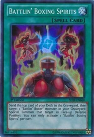 Battlin' Boxing Spirits (SHSP-EN060) - Shadow Specters 1st Edition Shadow Specters Yugioh Single  Squirtle Squad Card Shop.