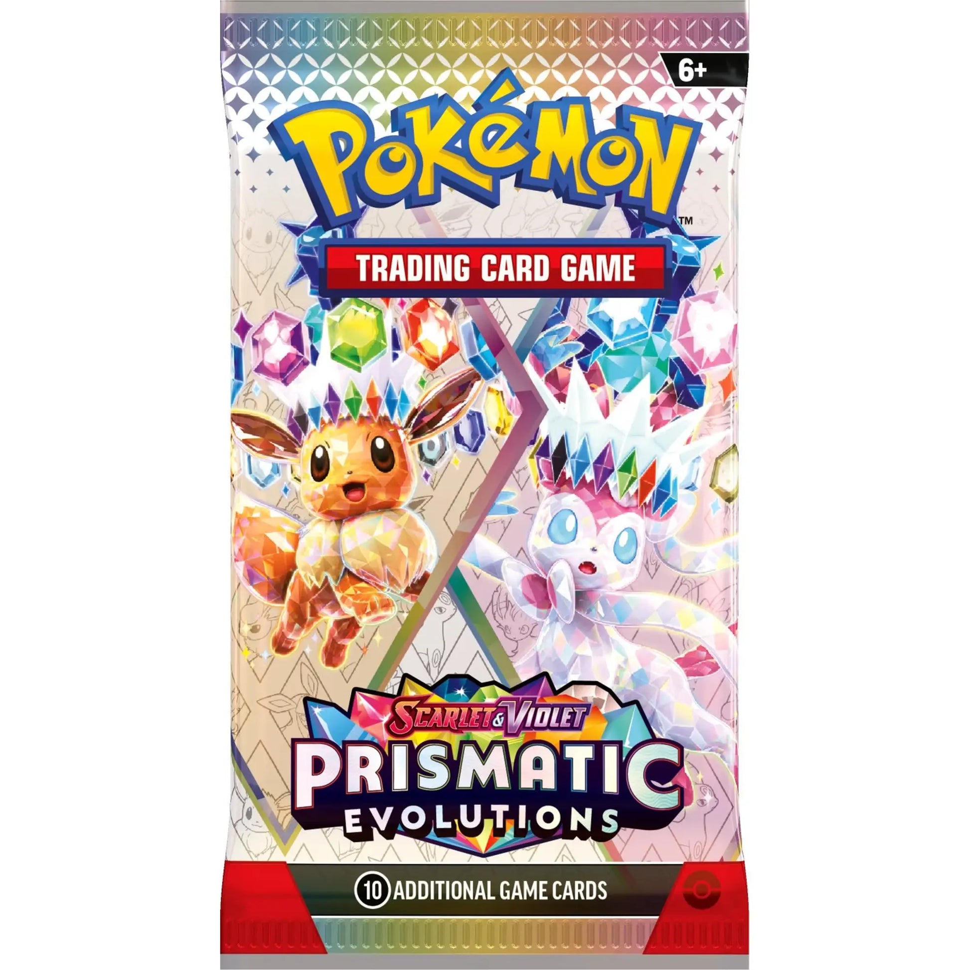 Prismatic Evolutions - Booster Pack - Sealed Squirtle Squad Card Shop.   Squirtle Squad Card Shop.