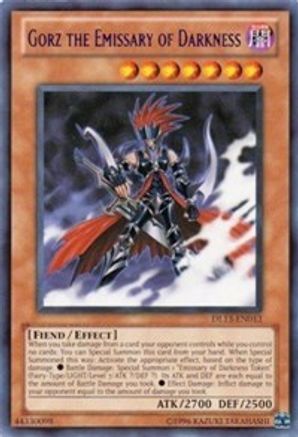 Gorz the Emissary of Darkness (Red) (DL13-EN013) - Duelist League Promo Unlimited Duelist League Promo Yugioh Single  Squirtle Squad Card Shop.