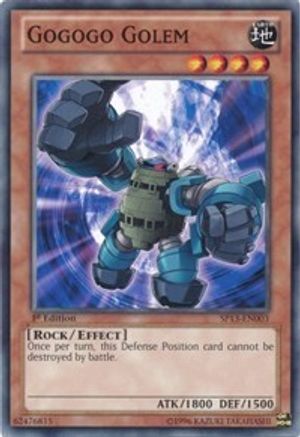 Gogogo Golem (SP13-EN003) - Star Pack 2013 1st Edition Star Pack 2013 Yugioh Single  Squirtle Squad Card Shop.