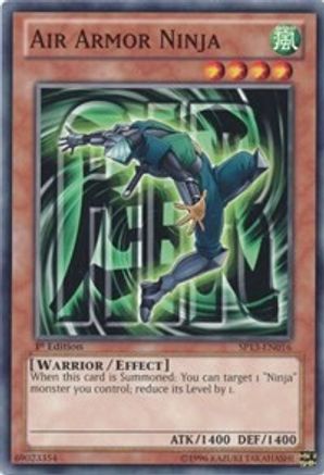 Air Armor Ninja (SP13-EN016) - Star Pack 2013 Unlimited Star Pack 2013 Yugioh Single  Squirtle Squad Card Shop.