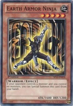 Earth Armor Ninja (SP13-EN018) - Star Pack 2013 Unlimited Star Pack 2013 Yugioh Single  Squirtle Squad Card Shop.