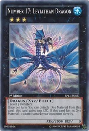 Number 17: Leviathan Dragon (SP13-EN023) - Star Pack 2013 Unlimited Star Pack 2013 Yugioh Single  Squirtle Squad Card Shop.