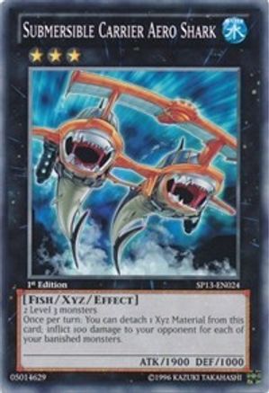 Submersible Carrier Aero Shark (SP13-EN024) - Star Pack 2013 1st Edition Star Pack 2013 Yugioh Single  Squirtle Squad Card Shop.
