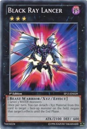 Black Ray Lancer (SP13-EN029) - Star Pack 2013 1st Edition Star Pack 2013 Yugioh Single  Squirtle Squad Card Shop.