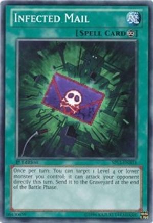 Infected Mail (SP13-EN033) - Star Pack 2013 Unlimited Star Pack 2013 Yugioh Single  Squirtle Squad Card Shop.