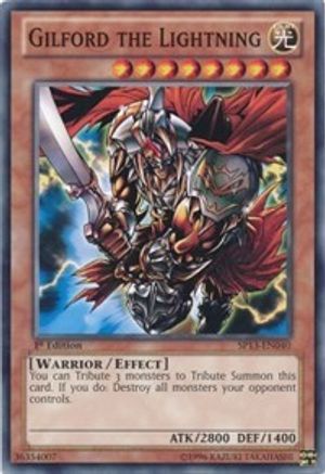 Gilford the Lightning (SP13-EN040) - Star Pack 2013 1st Edition Star Pack 2013 Yugioh Single  Squirtle Squad Card Shop.