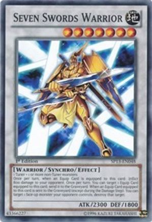 Seven Swords Warrior (SP13-EN048) - Star Pack 2013 Unlimited Star Pack 2013 Yugioh Single  Squirtle Squad Card Shop.