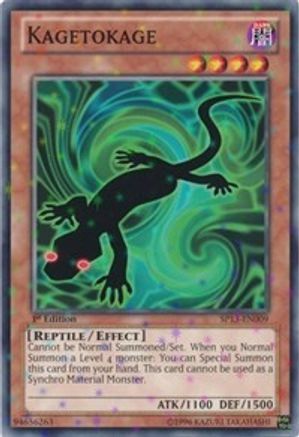 Kagetokage (Starfoil) (SP13-EN009) - Star Pack 2013 Unlimited Star Pack 2013 Yugioh Single  Squirtle Squad Card Shop.
