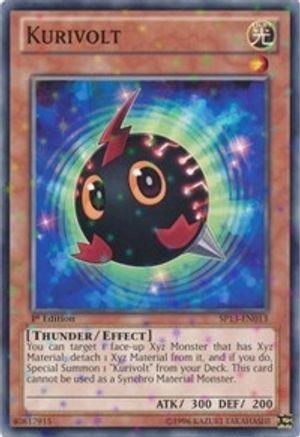 Kurivolt (Starfoil) (SP13-EN013) - Star Pack 2013 1st Edition Star Pack 2013 Yugioh Single  Squirtle Squad Card Shop.