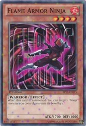 Flame Armor Ninja (Starfoil) (SP13-EN015) - Star Pack 2013 Unlimited Star Pack 2013 Yugioh Single  Squirtle Squad Card Shop.