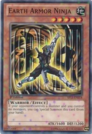 Earth Armor Ninja (Starfoil) (SP13-EN018) - Star Pack 2013 1st Edition Star Pack 2013 Yugioh Single  Squirtle Squad Card Shop.