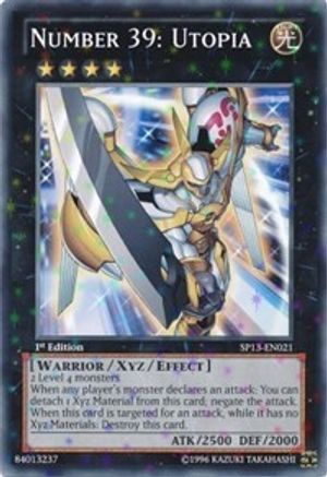 Number 39: Utopia (Starfoil) (SP13-EN021) - Star Pack 2013 1st Edition Star Pack 2013 Yugioh Single  Squirtle Squad Card Shop.