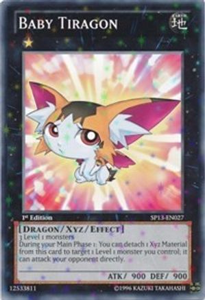 Baby Tiragon (Starfoil) (SP13-EN027) - Star Pack 2013 Unlimited Star Pack 2013 Yugioh Single  Squirtle Squad Card Shop.