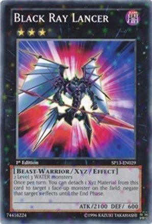 Black Ray Lancer (Starfoil) (SP13-EN029) - Star Pack 2013 Unlimited Star Pack 2013 Yugioh Single  Squirtle Squad Card Shop.