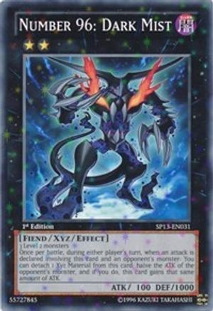 Number 96: Dark Mist (Starfoil) (SP13-EN031) - Star Pack 2013 Unlimited Star Pack 2013 Yugioh Single  Squirtle Squad Card Shop.