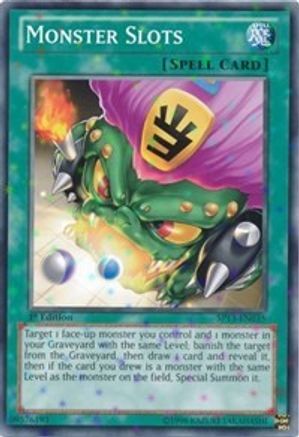 Monster Slots (Starfoil) (SP13-EN035) - Star Pack 2013 Unlimited Star Pack 2013 Yugioh Single  Squirtle Squad Card Shop.