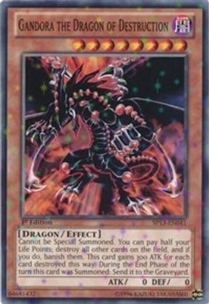 Gandora the Dragon of Destruction (Starfoil) (SP13-EN041) - Star Pack 2013 Unlimited Star Pack 2013 Yugioh Single  Squirtle Squad Card Shop.