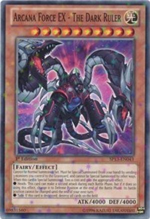 Arcana Force EX - The Dark Ruler (Starfoil) (SP13-EN043) - Star Pack 2013 Unlimited Star Pack 2013 Yugioh Single  Squirtle Squad Card Shop.