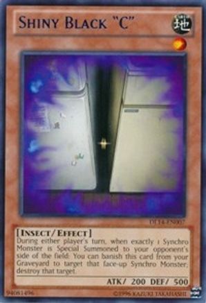 Shiny Black "C" (Red) (DL14-EN007) - Duelist League Promo Unlimited Duelist League Promo Yugioh Single  Squirtle Squad Card Shop.