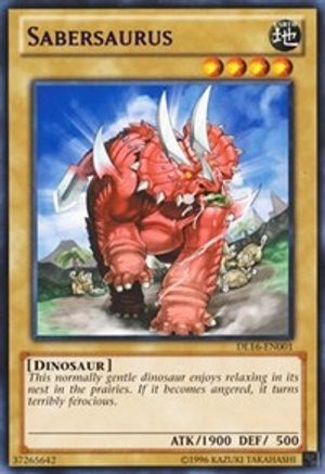 Sabersaurus (Purple) (DL16-EN001) - Duelist League Promo Unlimited Duelist League Promo Yugioh Single  Squirtle Squad Card Shop.