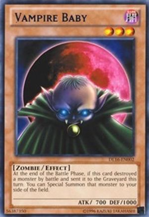 Vampire Baby (Blue) (DL16-EN002) - Duelist League Promo Unlimited Duelist League Promo Yugioh Single  Squirtle Squad Card Shop.