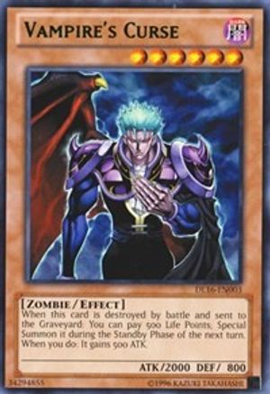Vampire's Curse (Green) (DL16-EN003) - Duelist League Promo Unlimited Duelist League Promo Yugioh Single  Squirtle Squad Card Shop.
