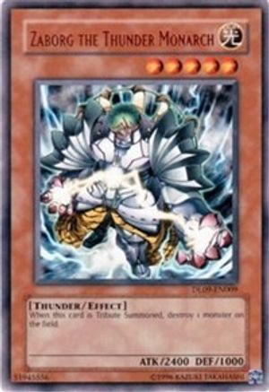 Zaborg the Thunder Monarch (Bronze) (DL09-EN009) - Duelist League Promo Unlimited Duelist League Promo Yugioh Single  Squirtle Squad Card Shop.