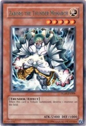 Zaborg the Thunder Monarch (Green) (DL09-EN009) - Duelist League Promo Unlimited Duelist League Promo Yugioh Single  Squirtle Squad Card Shop.