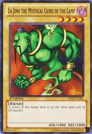 La Jinn the Mystical Genie of the Lamp (YSKR-EN003) - Starter Deck: Kaiba Reloaded 1st Edition Starter Deck: Kaiba Reloaded Yugioh Single  Squirtle Squad Card Shop.