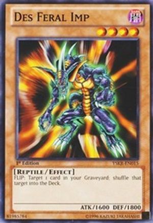 Des Feral Imp (YSKR-EN015) - Starter Deck: Kaiba Reloaded Unlimited Starter Deck: Kaiba Reloaded Yugioh Single  Squirtle Squad Card Shop.