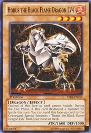Horus the Black Flame Dragon LV4 (YSKR-EN019) - Starter Deck: Kaiba Reloaded Unlimited Starter Deck: Kaiba Reloaded Yugioh Single  Squirtle Squad Card Shop.
