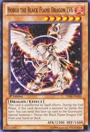 Horus the Black Flame Dragon LV6 (YSKR-EN020) - Starter Deck: Kaiba Reloaded Unlimited Starter Deck: Kaiba Reloaded Yugioh Single  Squirtle Squad Card Shop.