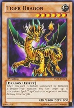 Tiger Dragon (YSKR-EN024) - Starter Deck: Kaiba Reloaded Unlimited Starter Deck: Kaiba Reloaded Yugioh Single  Squirtle Squad Card Shop.