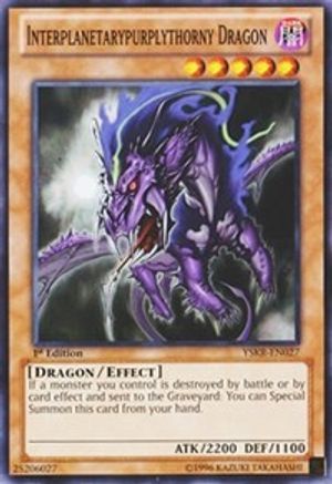 Interplanetarypurplythorny Dragon (YSKR-EN027) - Starter Deck: Kaiba Reloaded 1st Edition Starter Deck: Kaiba Reloaded Yugioh Single  Squirtle Squad Card Shop.