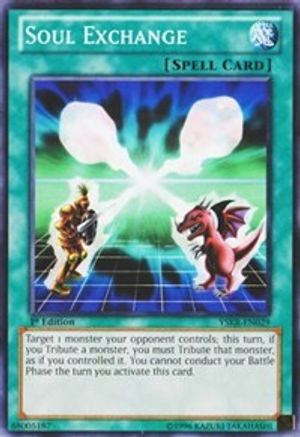 Soul Exchange (YSKR-EN029) - Starter Deck: Kaiba Reloaded 1st Edition Starter Deck: Kaiba Reloaded Yugioh Single  Squirtle Squad Card Shop.