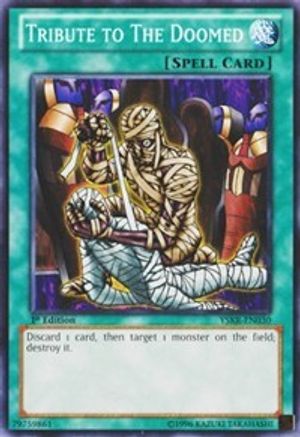 Tribute to the Doomed (YSKR-EN030) - Starter Deck: Kaiba Reloaded 1st Edition Starter Deck: Kaiba Reloaded Yugioh Single  Squirtle Squad Card Shop.