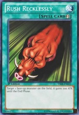 Rush Recklessly (YSKR-EN031) - Starter Deck: Kaiba Reloaded Unlimited Starter Deck: Kaiba Reloaded Yugioh Single  Squirtle Squad Card Shop.