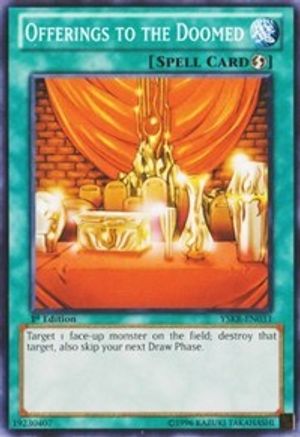 Offerings to the Doomed (YSKR-EN033) - Starter Deck: Kaiba Reloaded Unlimited Starter Deck: Kaiba Reloaded Yugioh Single  Squirtle Squad Card Shop.