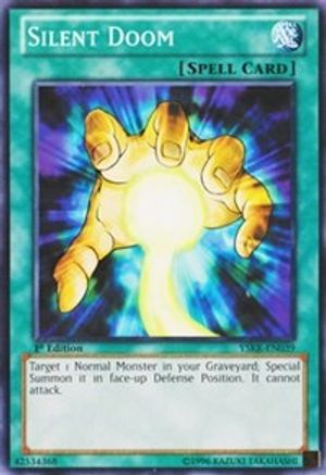 Silent Doom (YSKR-EN039) - Starter Deck: Kaiba Reloaded Unlimited Starter Deck: Kaiba Reloaded Yugioh Single  Squirtle Squad Card Shop.