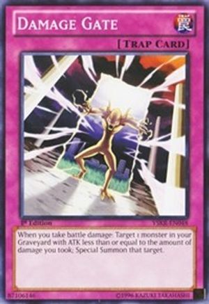 Damage Gate (YSKR-EN048) - Starter Deck: Kaiba Reloaded Unlimited Starter Deck: Kaiba Reloaded Yugioh Single  Squirtle Squad Card Shop.