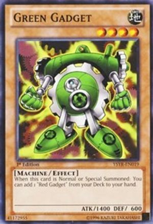 Green Gadget (YSYR-EN019) - Starter Deck: Yugi Reloaded Unlimited Starter Deck: Yugi Reloaded Yugioh Single  Squirtle Squad Card Shop.